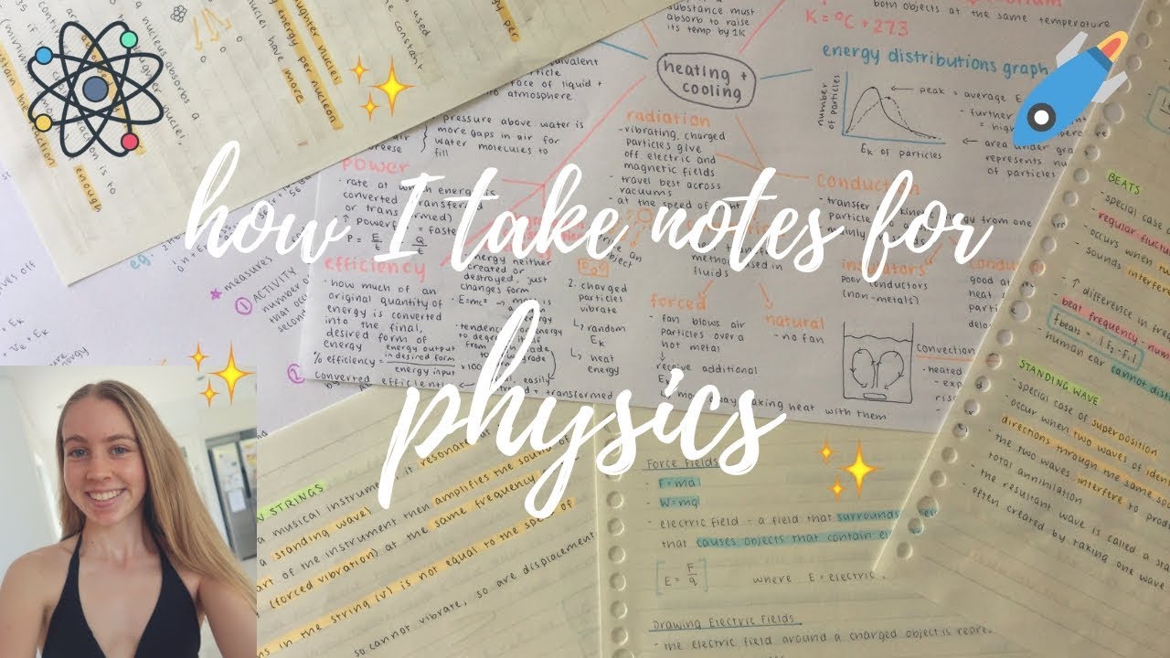 How I Take Notes For Physics | Note Taking Series Ep. 5