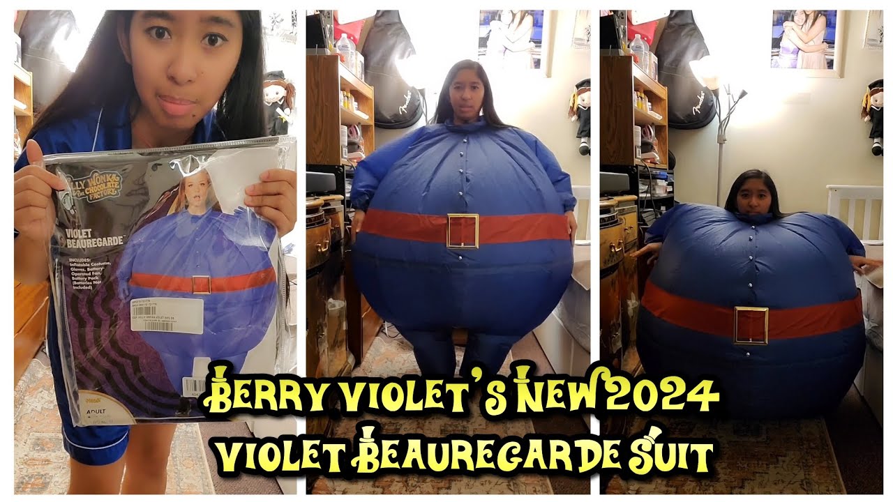 Berry Violet's New 2024 Violet Beauregarde Inflatable Suit | Product Unboxing