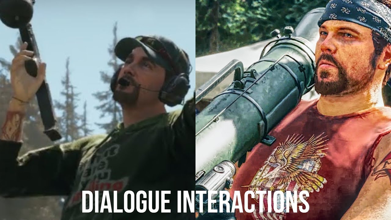 Far Cry 5 - Hurk & Sharky dialogue interactions