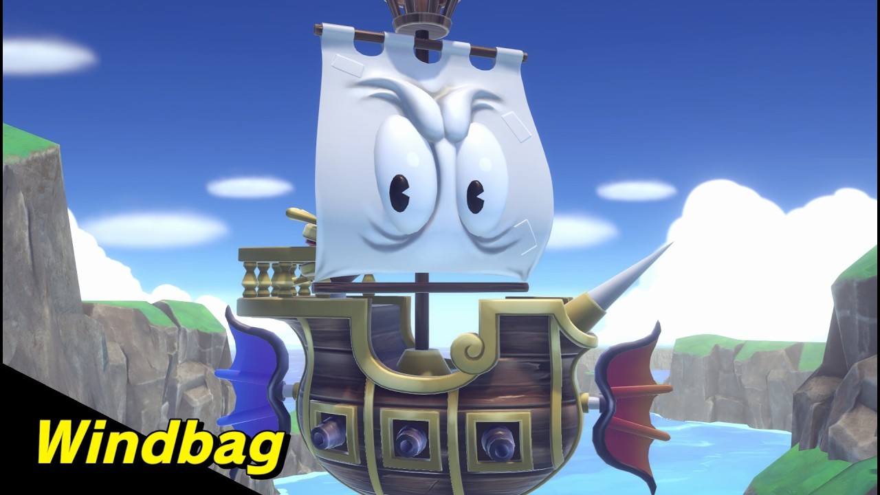 Pacman World RePac part 2 -Collecting Key and Defeting HMS Windbag
