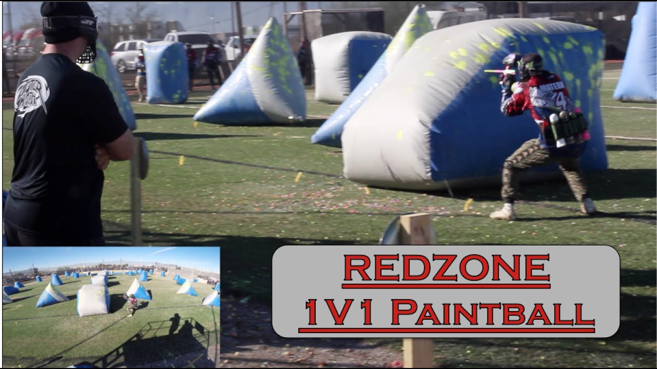 RedZone Drill, 1v1 Paintball! Thunderdome Style!