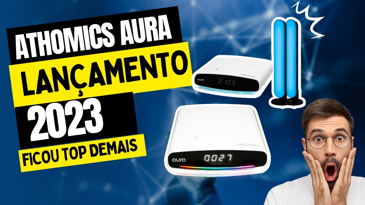 Receptor Athomics Aura Lançamento 2023 Via Satélite Top