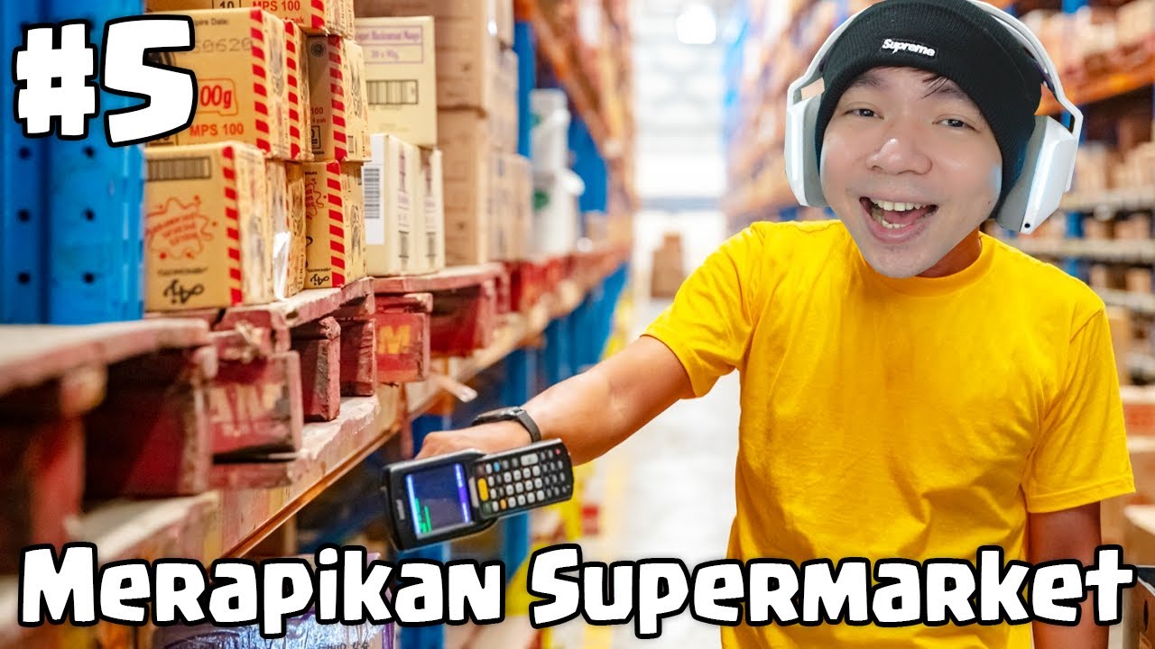 Merapikan MiniMarket Suka Maju Kita - Supermarket Simulator Indonesia Part 5