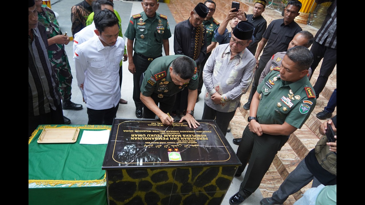 Korem 012/TU Rehab & Bangun Komplek Makam Teuku Umar | Peresmian oleh Pangdam IM