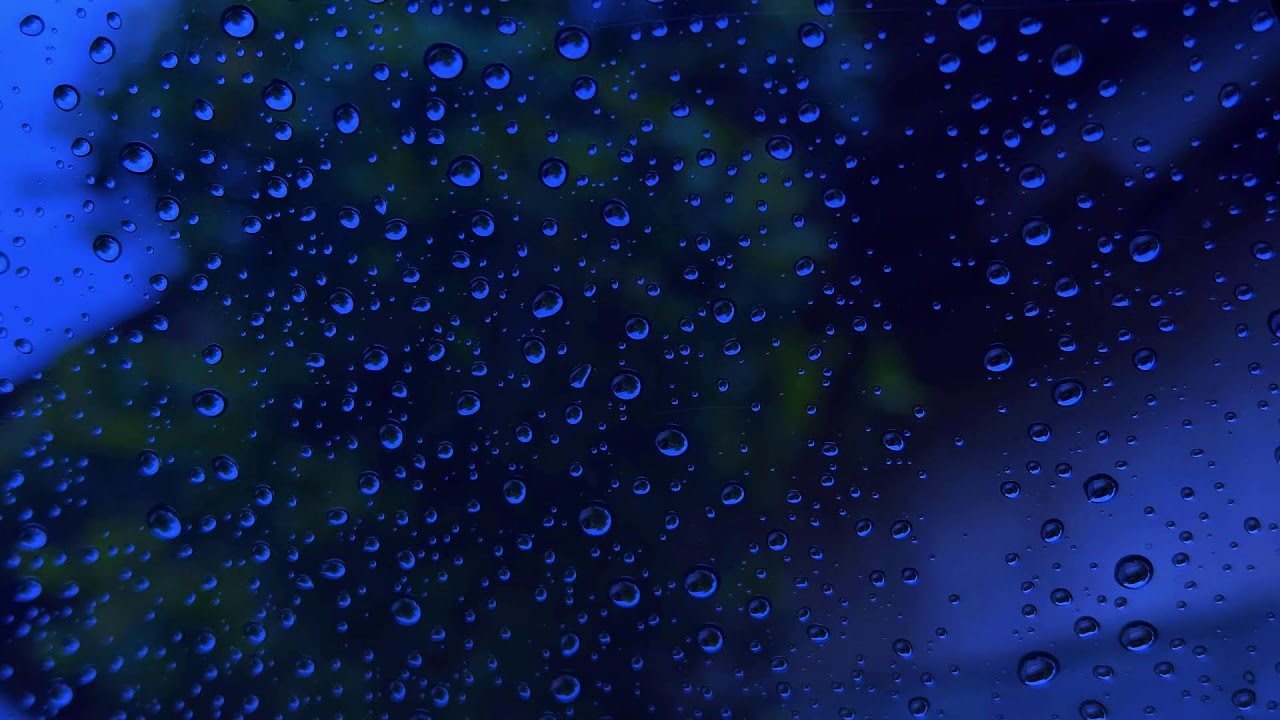 Live 24/7 - Rain Sounds & Rain On Window with for Deep Sleep 🌩️ Dark Screen Rain for Sleep, Study