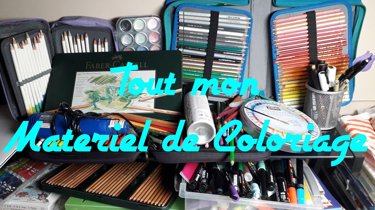 Tout mon Matériel de Coloriage !  Avril 2020