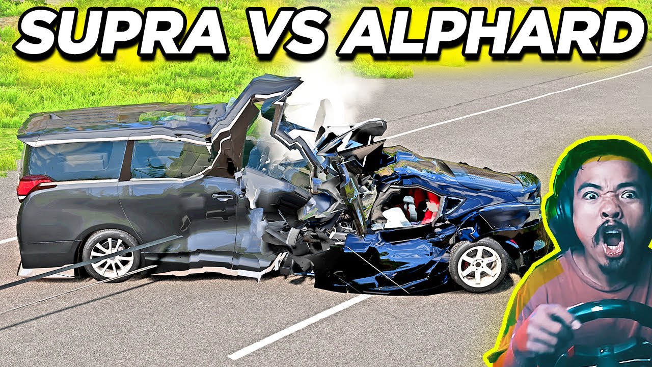 SUPRA NGEBUT, TAPI ADA ALPHARD DI DEPAN... ENDINGNYA?! 🤯 | BeamNG Drive