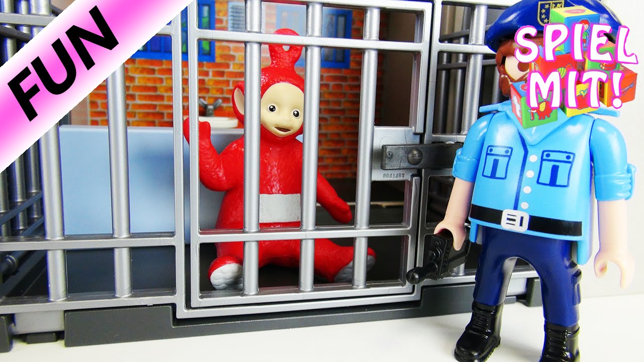 Teletubbies werden festgenommen - Lena und Chrissi als Helden | Playmobil City endlich wieder sicher