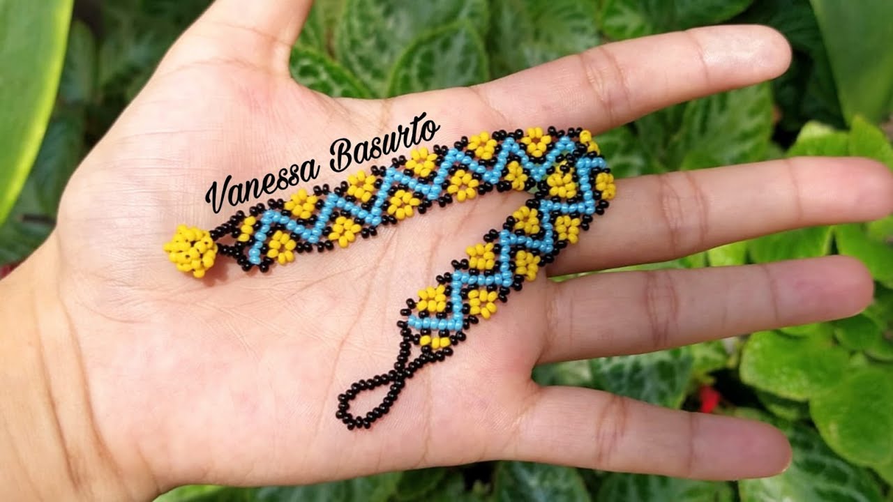 PULSERA SENCILLA (PARA PRINCIPIANTES) |MANILLA DE CHAQUIRAS/MOSTACILLAS EN MENOS DE 15 MINUTOS