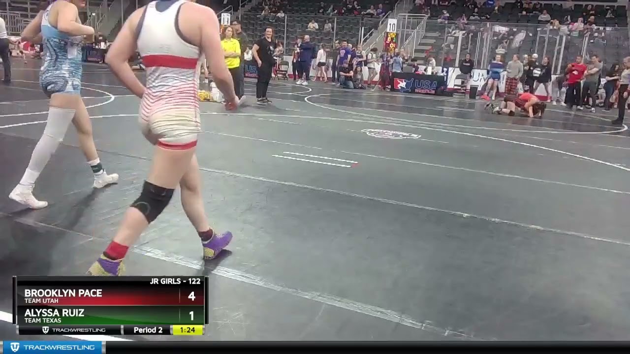 122 Lbs Quarterfinal - Alyssa Ruiz, Team Texas Vs Brooklyn Pace, Team Utah Ff80