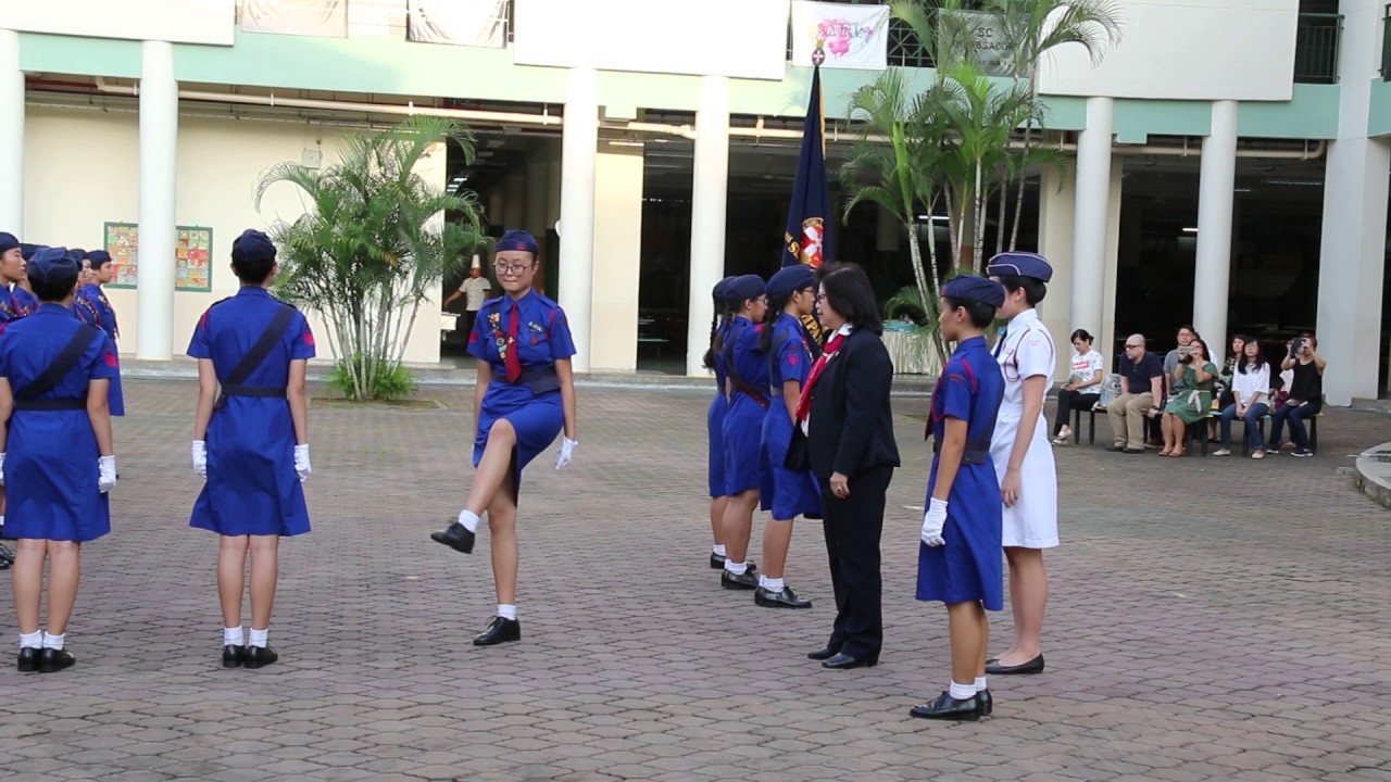 84th Girls Brigade enrollment parade review 2017April21