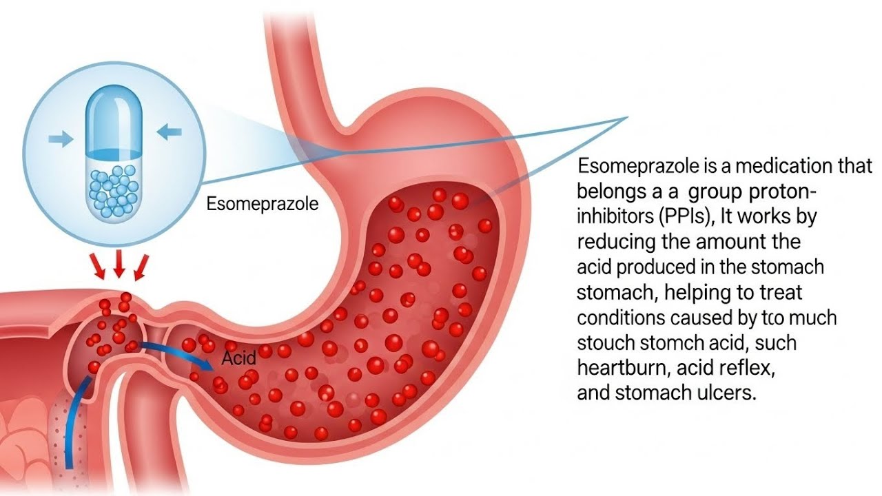 Esomeprazole Explained | Uses, Dosage, Side Effects & Mechanism