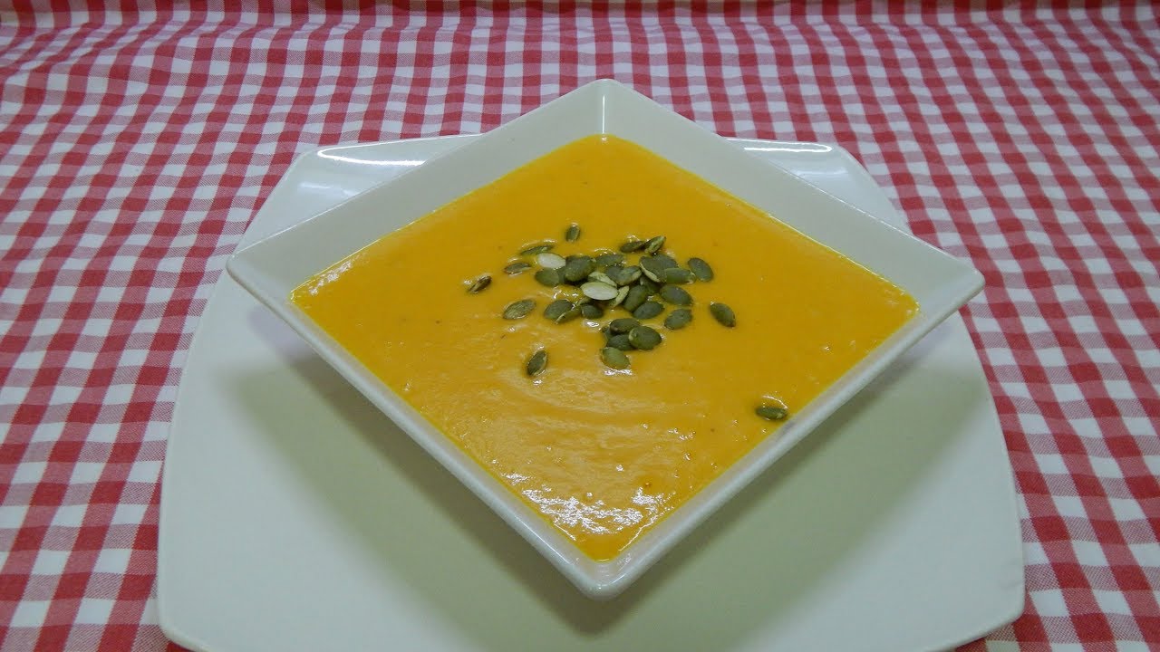 Cómo preparar una deliciosa y sana crema de calabaza y zanahoria