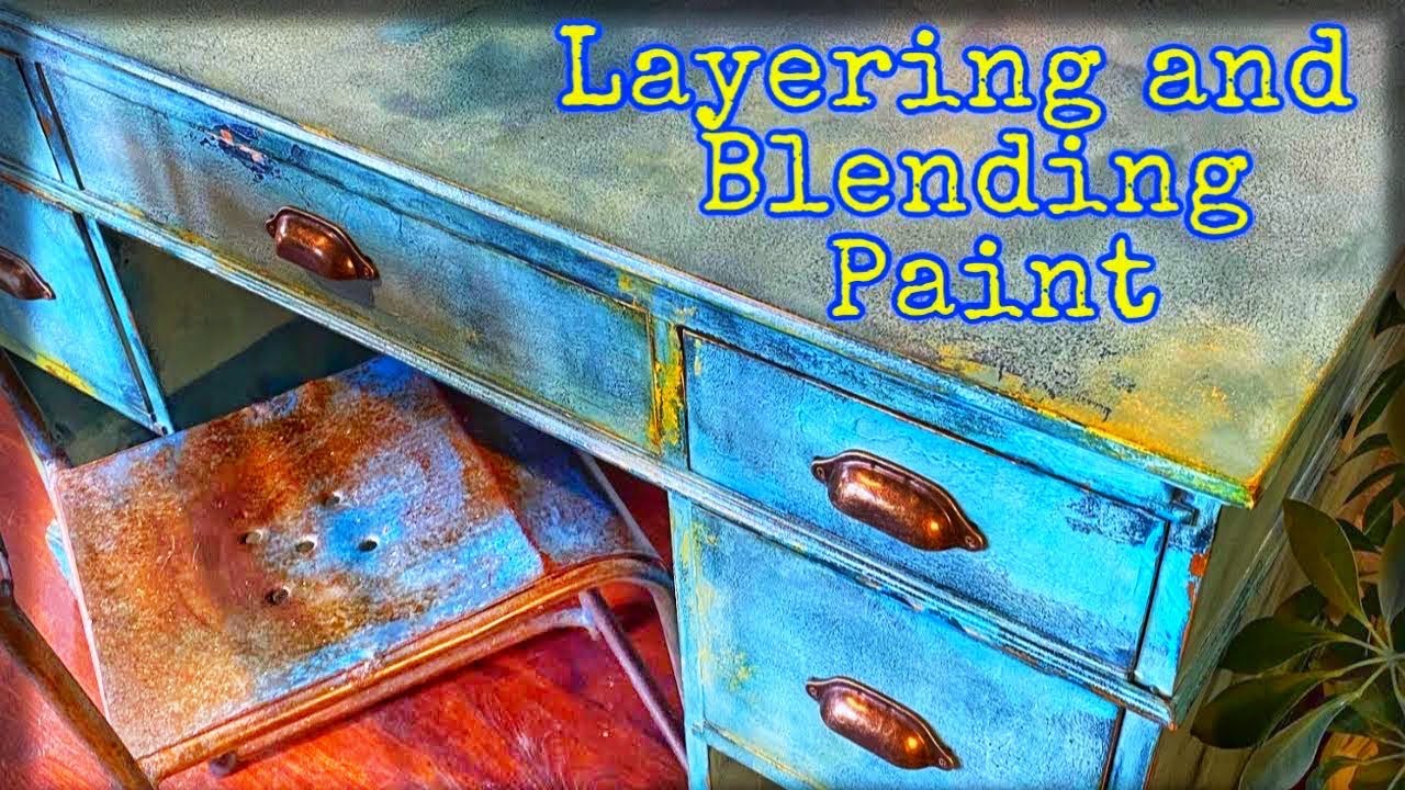 Multi colored Painting, Blending, Layering @DebisDesignDiary