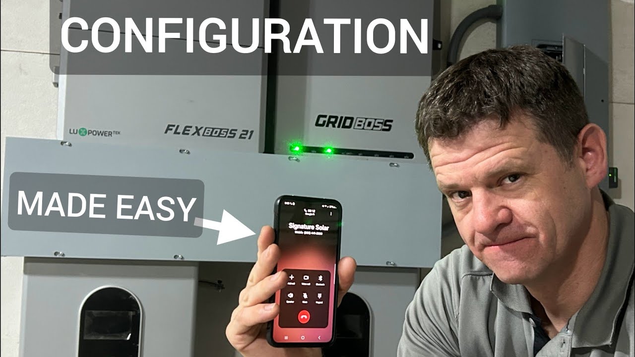 Настройка Eg4 GridBOSS с поддержкой Signature Solar Tech