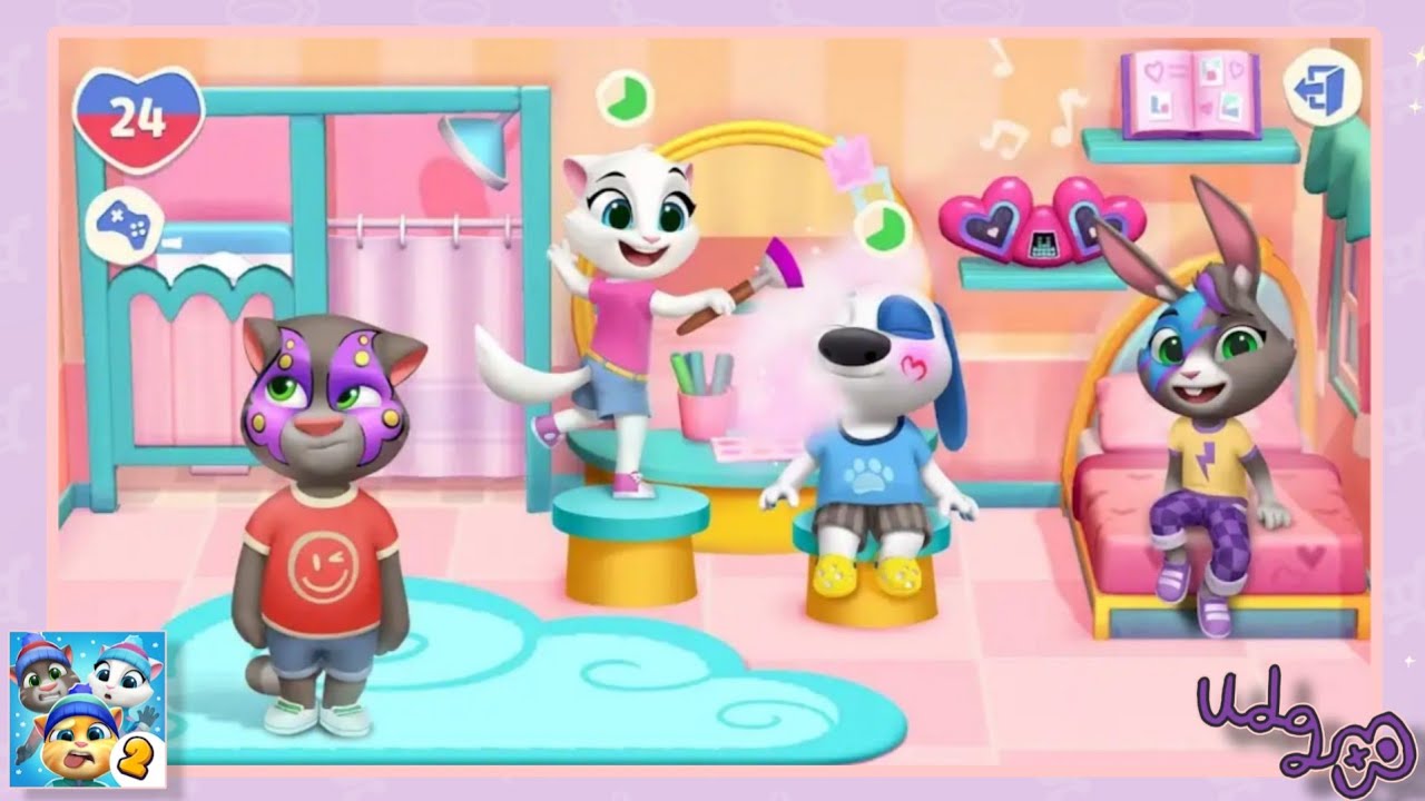 Mais um dia de diversão no (my talking tom friends 2) Universo dos Games 🎮 