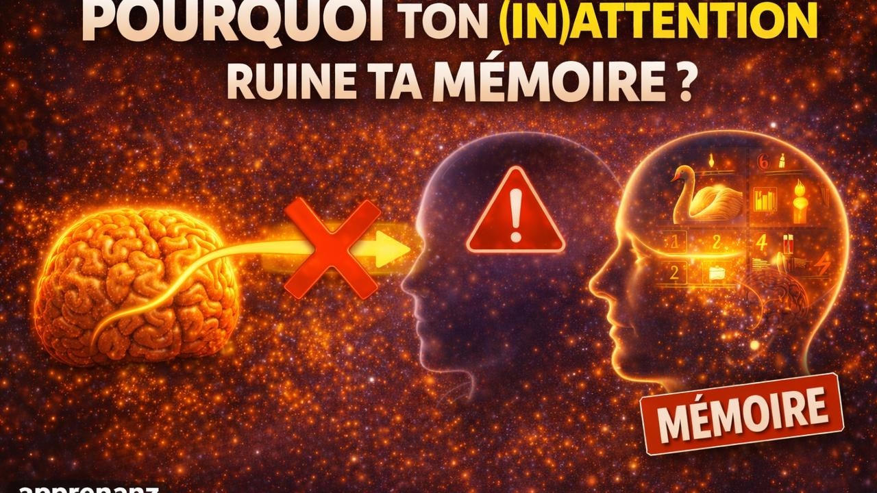 Pourquoi ton (in)attention ruine ta m&eacute;moire ?