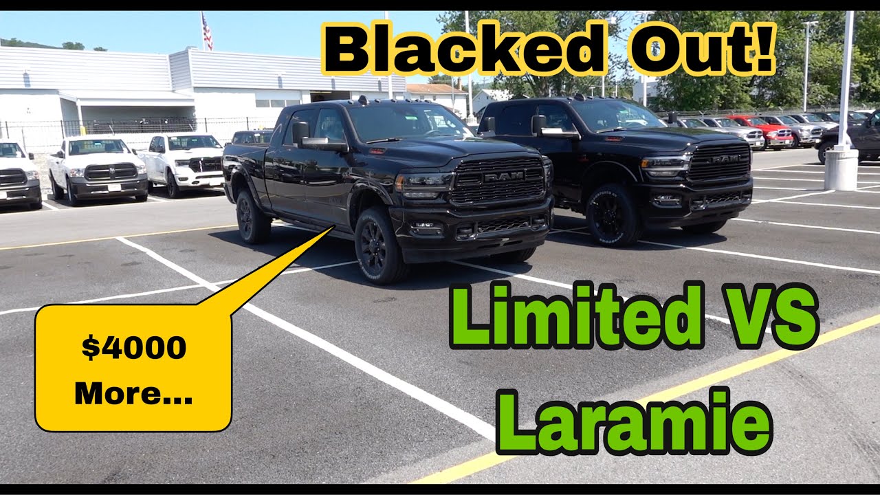 2020 RAM 2500 Limited VS Laramie Black | Breaking Down The Trims To Find $4000's In Differences