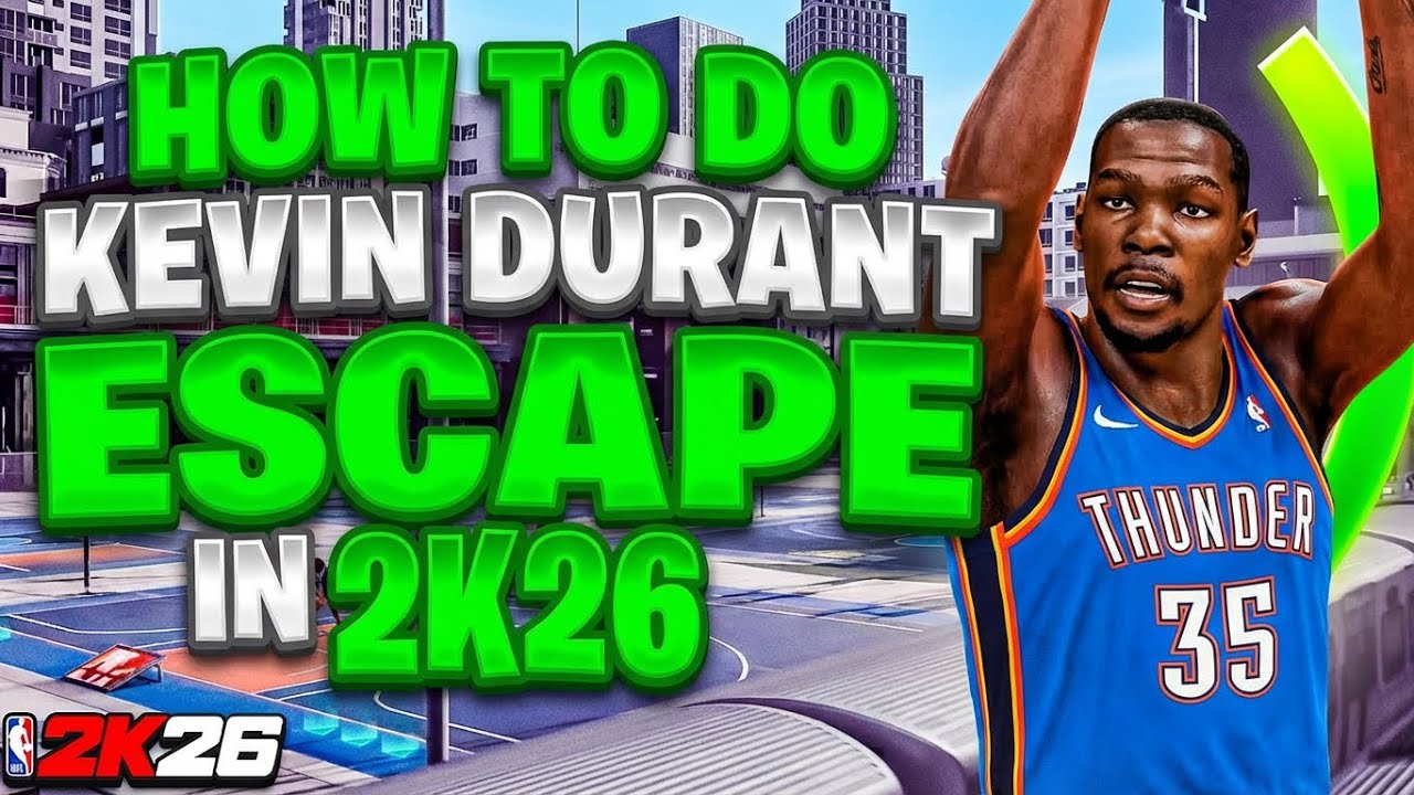 HOW TO DO KEVIN DURANT ESCAPE IN NBA2K26! ( IT WILL MAKE U UNGUARDABLE)