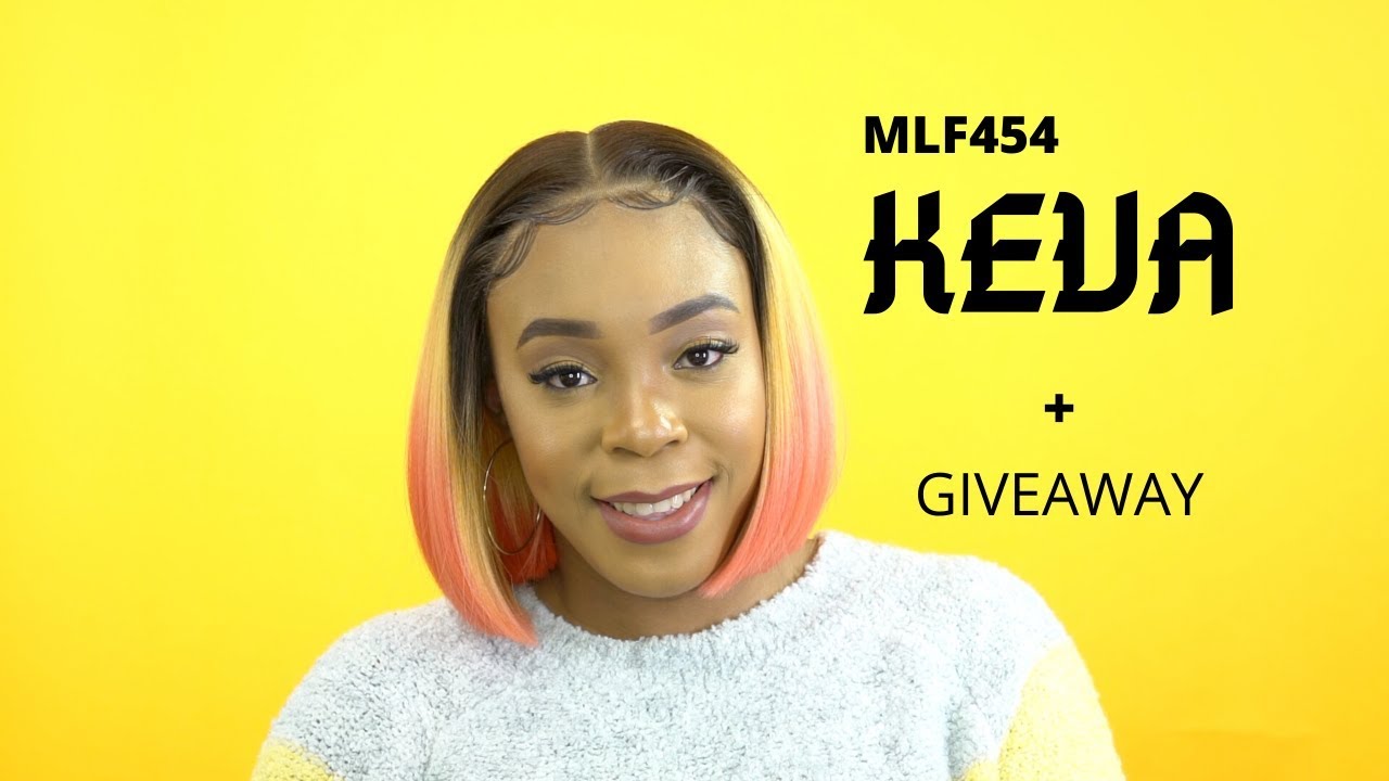 Bobbi Boss Synthetic Hair 13x7 Glueless Frontal Lace Wig - MLF454 KEVA +GIVEAWAY --/WIGTYPES.COM