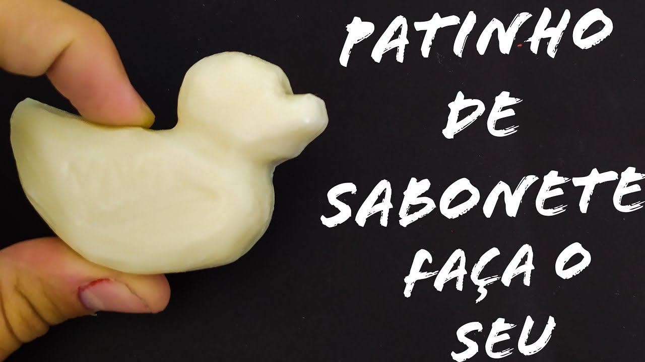 Como fazer um Patinho se Sabonete - Escultura em Sabão - DIY Fácil