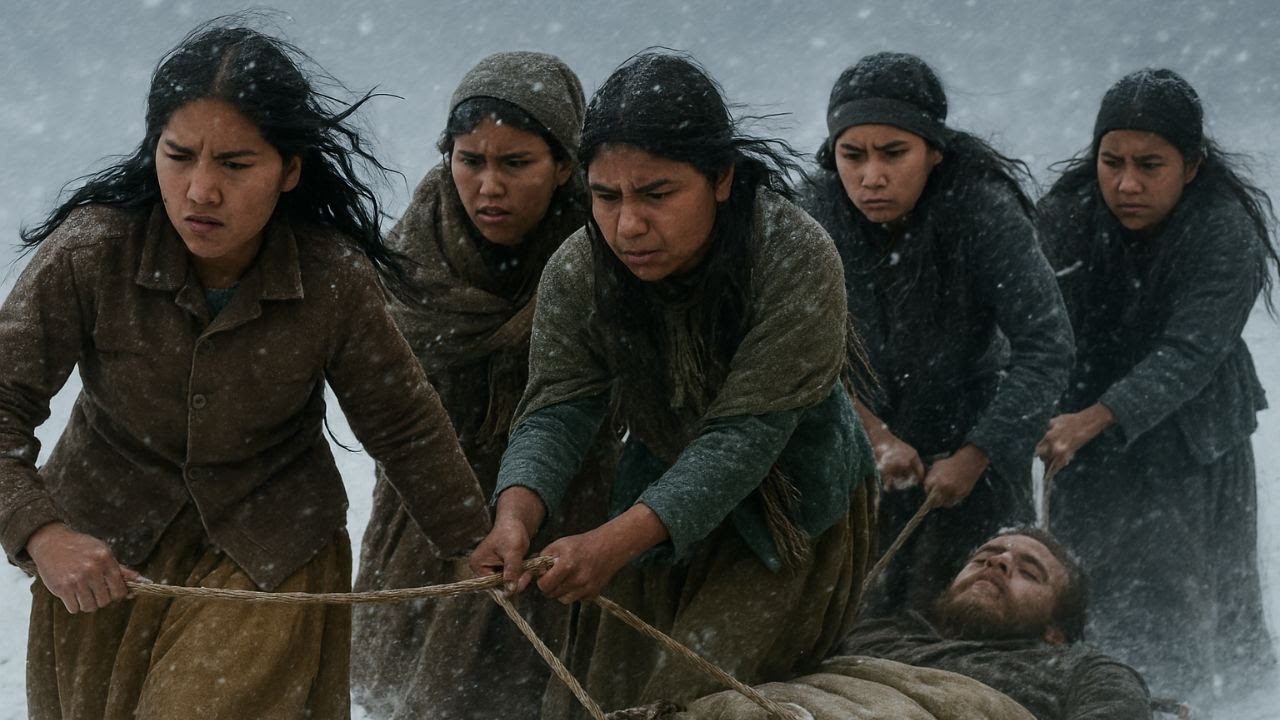 The Blizzard Nearly Killed Him, Until 5 Apache Girls Dragged Him Back to His Own Cabin