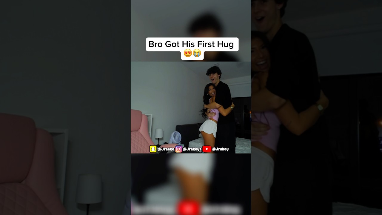 I Got My FIRST HUG 😍 @Maliarainx  #clips #rizz #funny #shorts