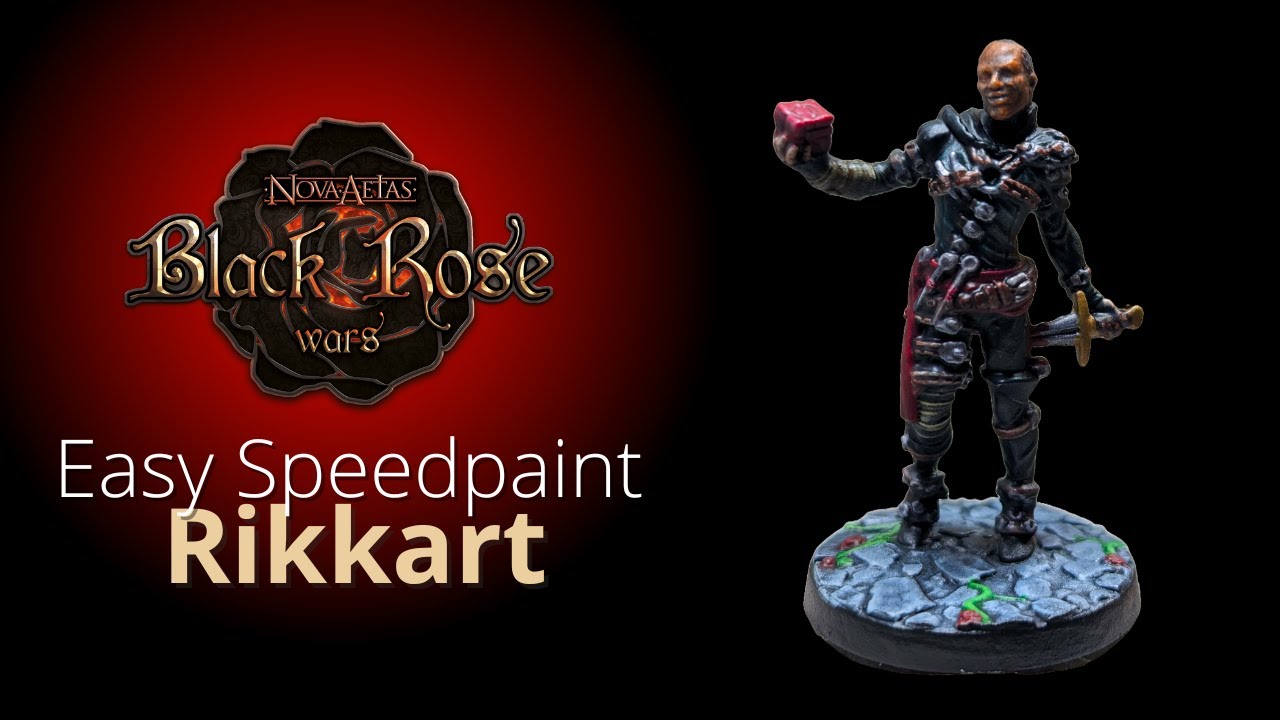 🎨Easy Speedpaint - Rikkart  - Black Rose Wars Rebirth⚫🌹⚔️