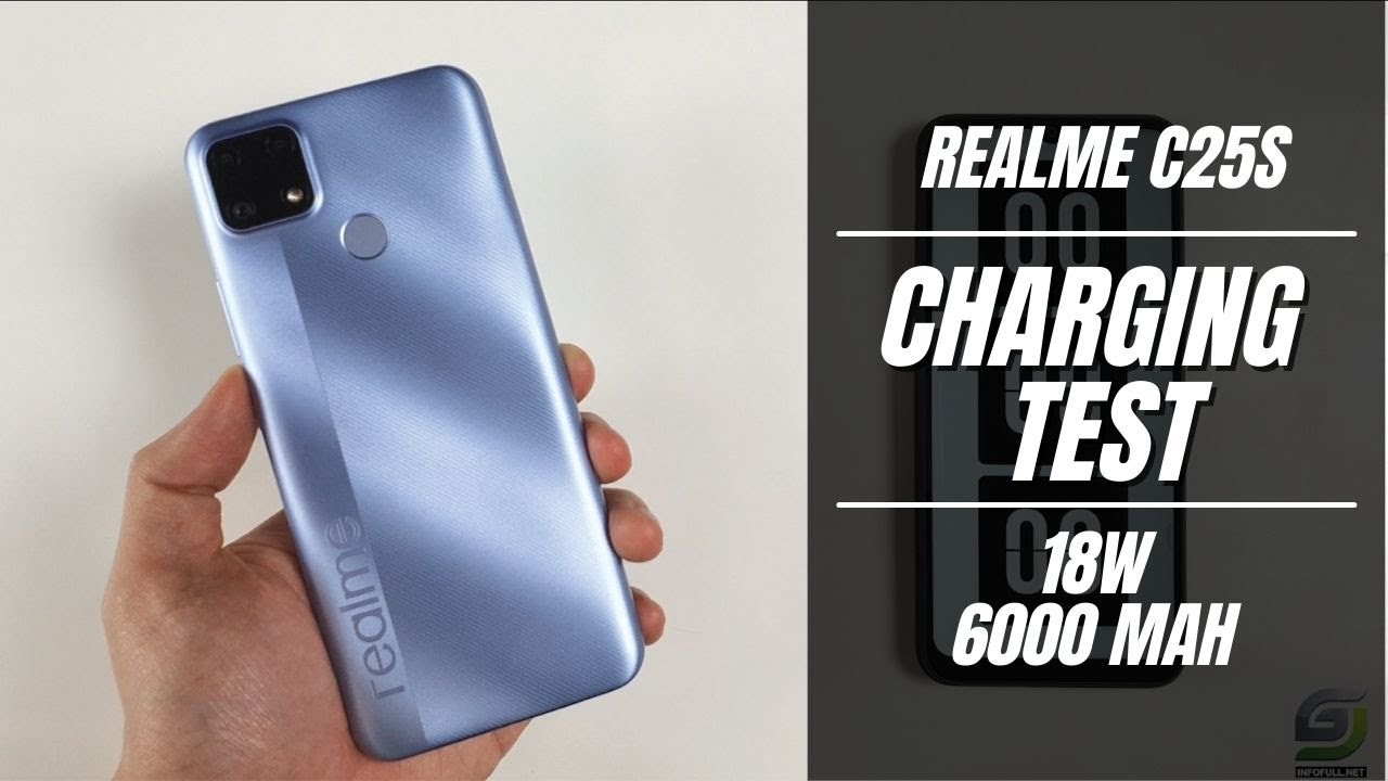 Realme C25s Battery Charging Test 0% to 100% | 18W fast charger 6000 mah
