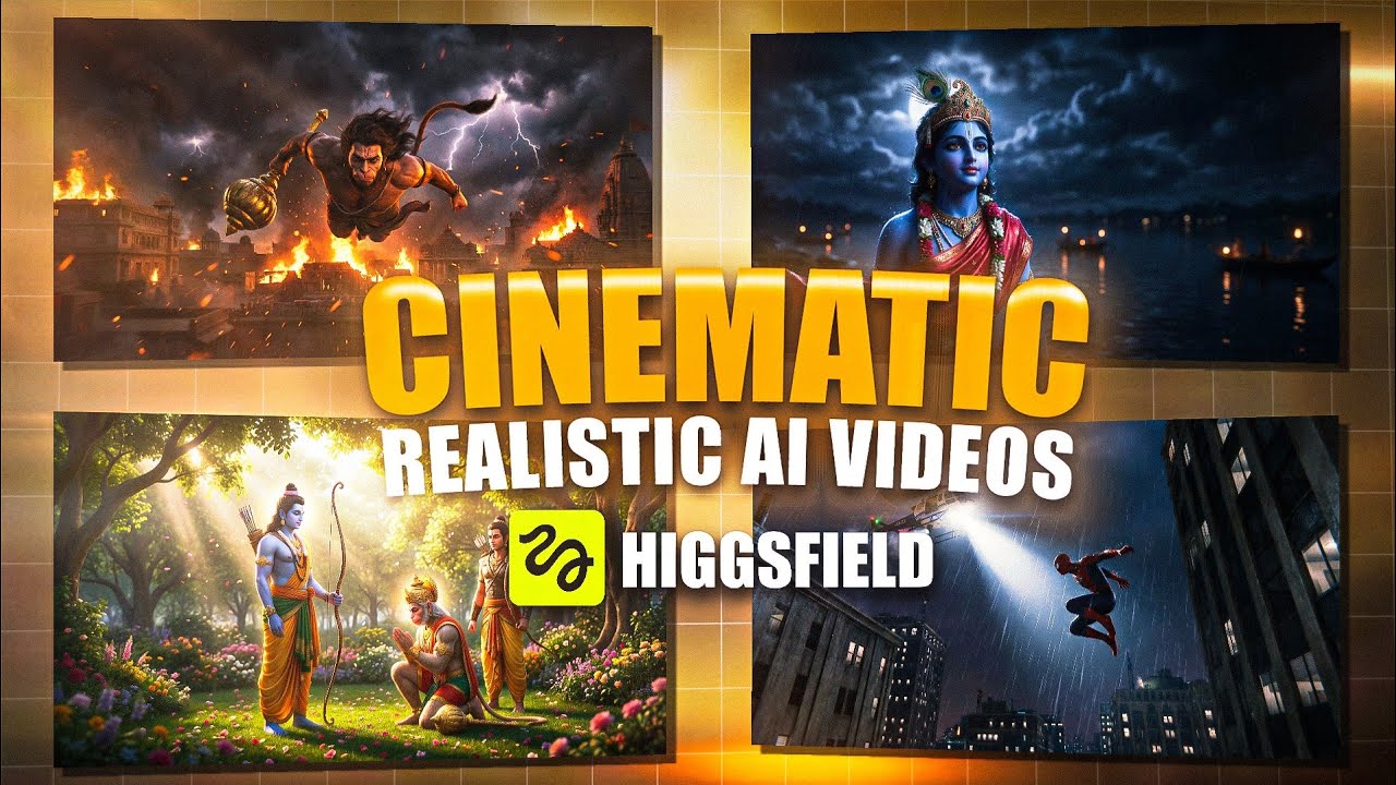 Create Cinematic AI Videos Easily | Higgsfield AI Full Tutorial Telugu