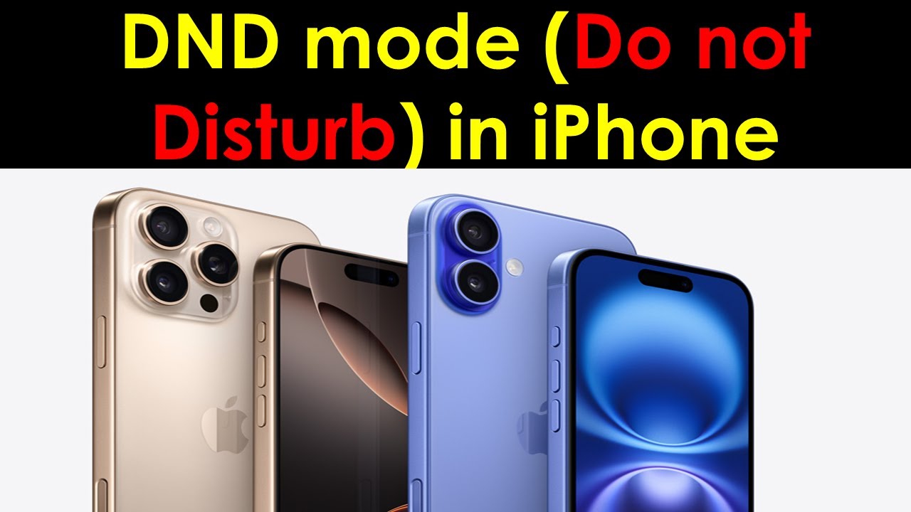 DND Mode on iPhone | How to Enable Do Not Disturb Mode on iPhone? | DND Settings in iPhone