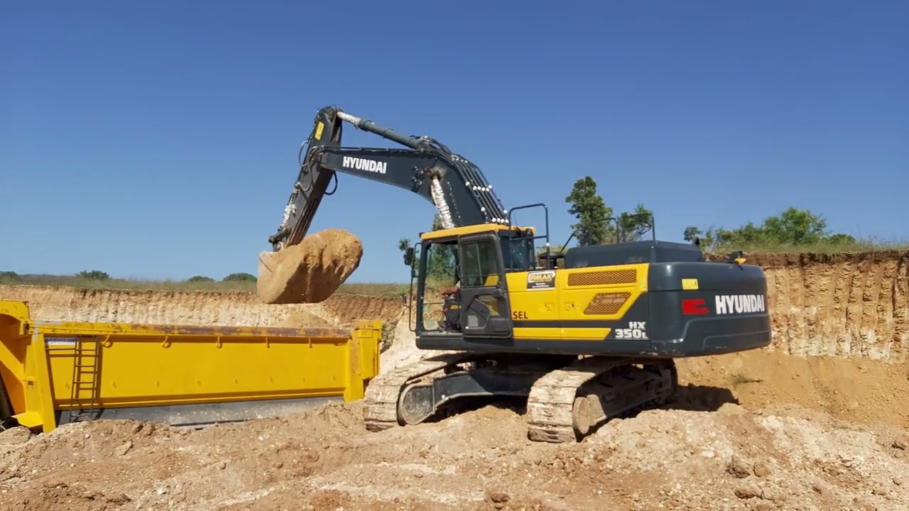 Hyundai HX350 Ekskavatör Kırkayaka Hafriyat Yükleme