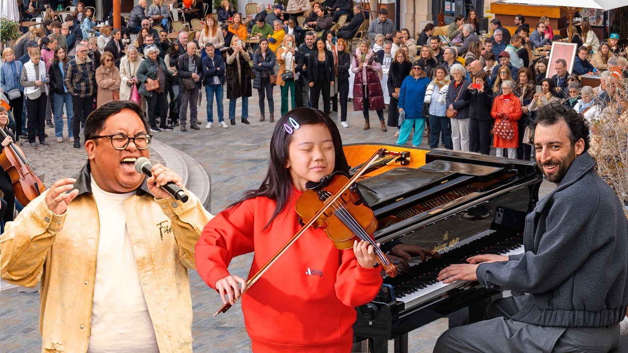 Viva la Vida EPIC Flashmob: 50 Child Singers and whole Orchestra join me!