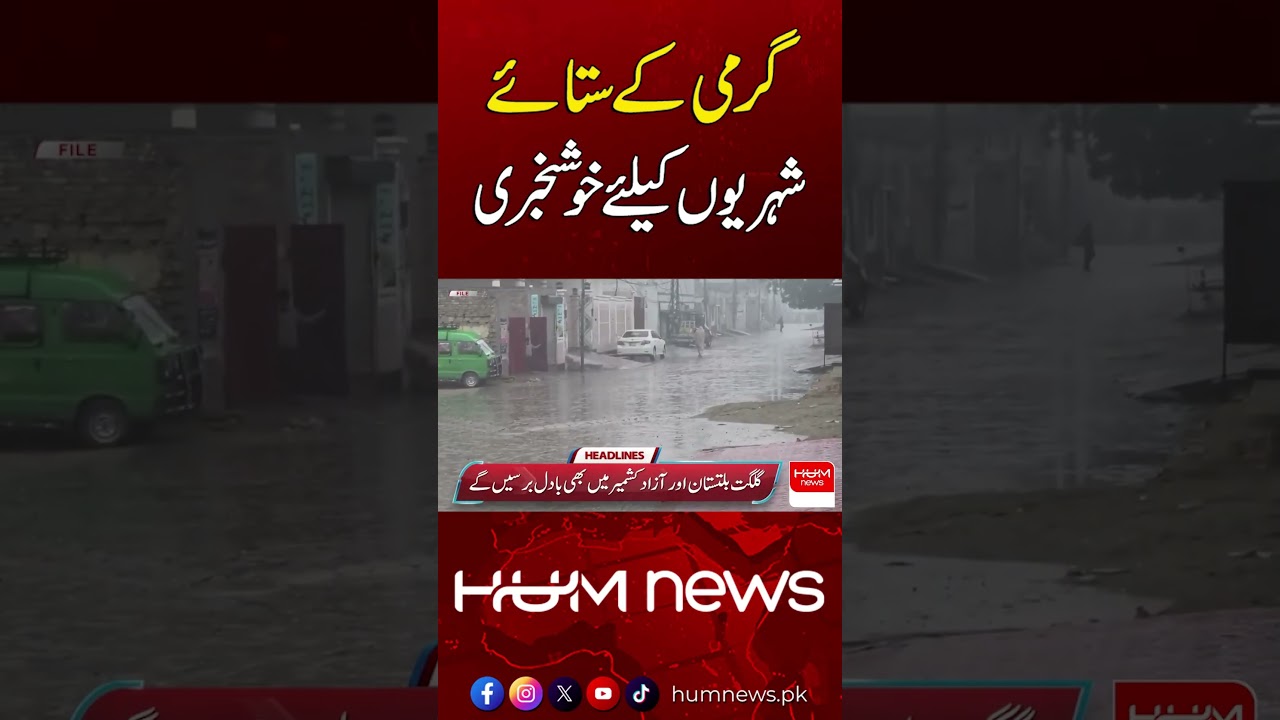 Nationwide Rainfall Forecast Issued | Hum News | Pakistan