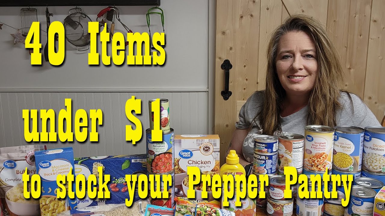 40 товаров из коллекции Prepper Pantry менее чем за 1 доллар ~ Запасайтесь прямо сейчас