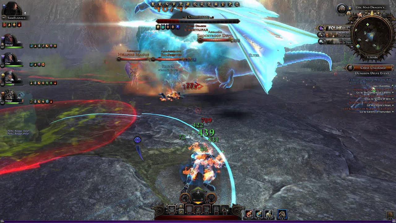 Neverwinter - EPIC DUNGEON T1 - Lair of the Mad Dragon - Chartilifax