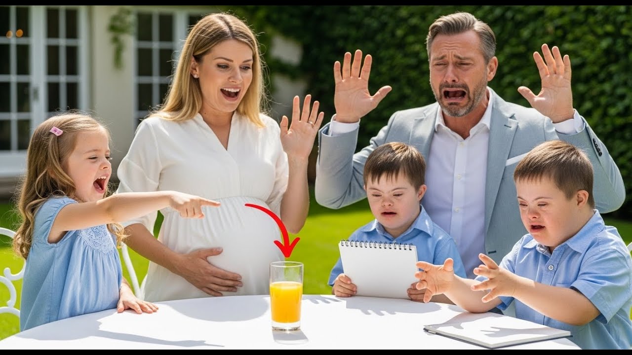 Poor Girl Warns “Don’t Drink!”—Billionaire Breaks Down Over Truth About His Twins