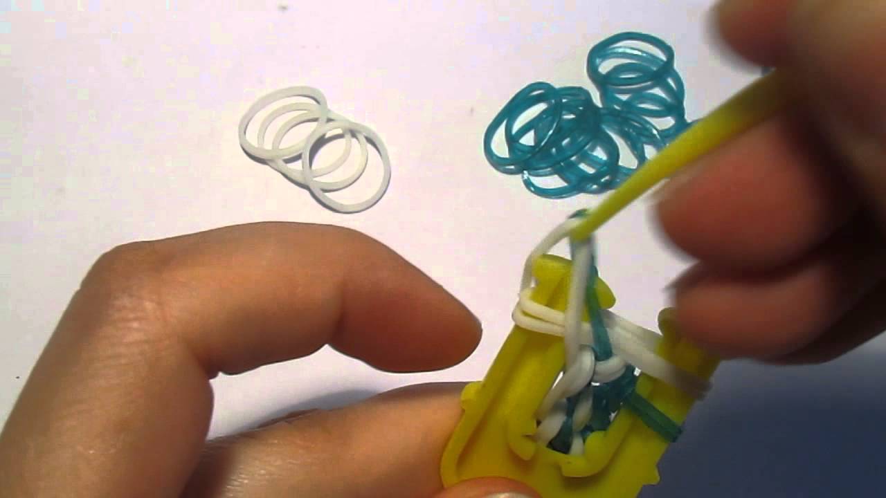 браслет из резинок без станка~ТРОТУАР | Rainbow Loom Bracelet