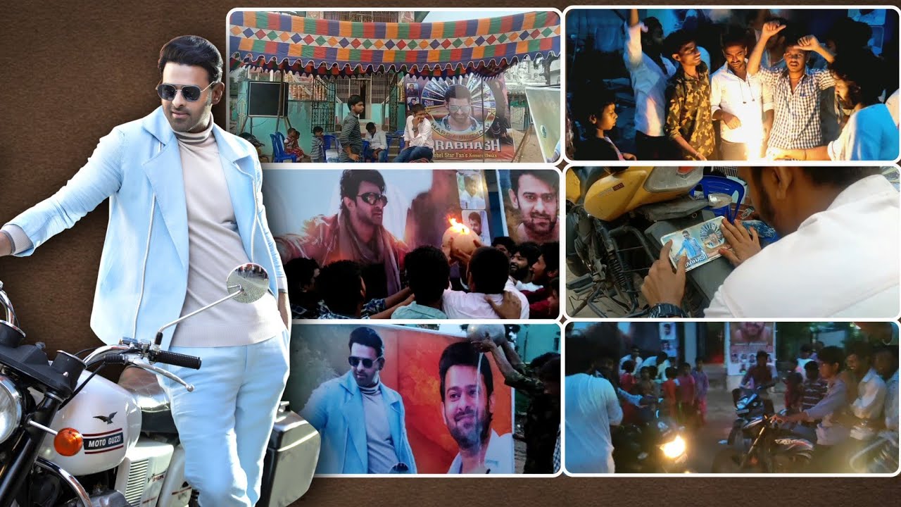 KomarajuLanka #prabhas Fans 2021 Birthday Celebrations #radheshyam #salaar #adipurush