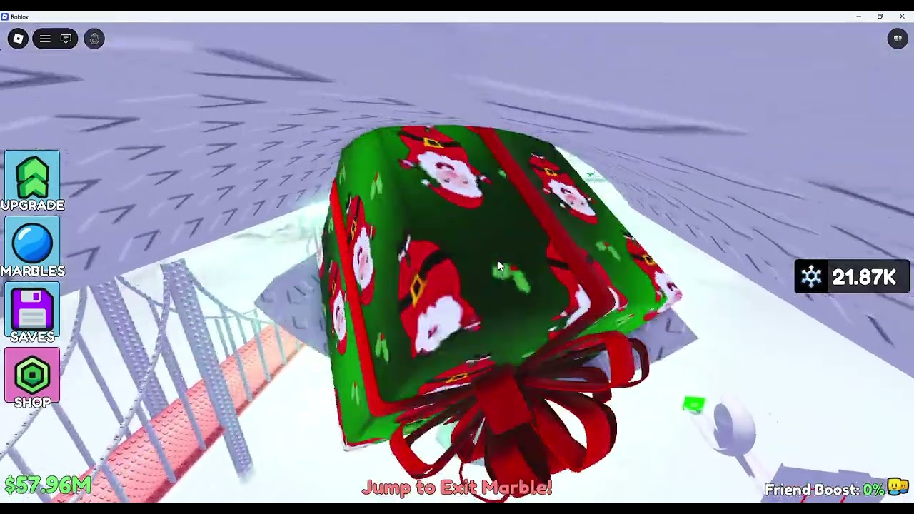 Roblox : je teste mon toboggan à billes!