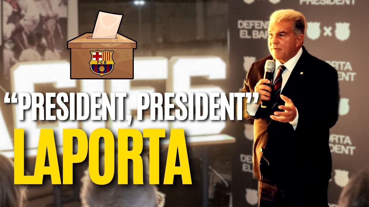 🔥 LAPORTA, recibido al grito de 