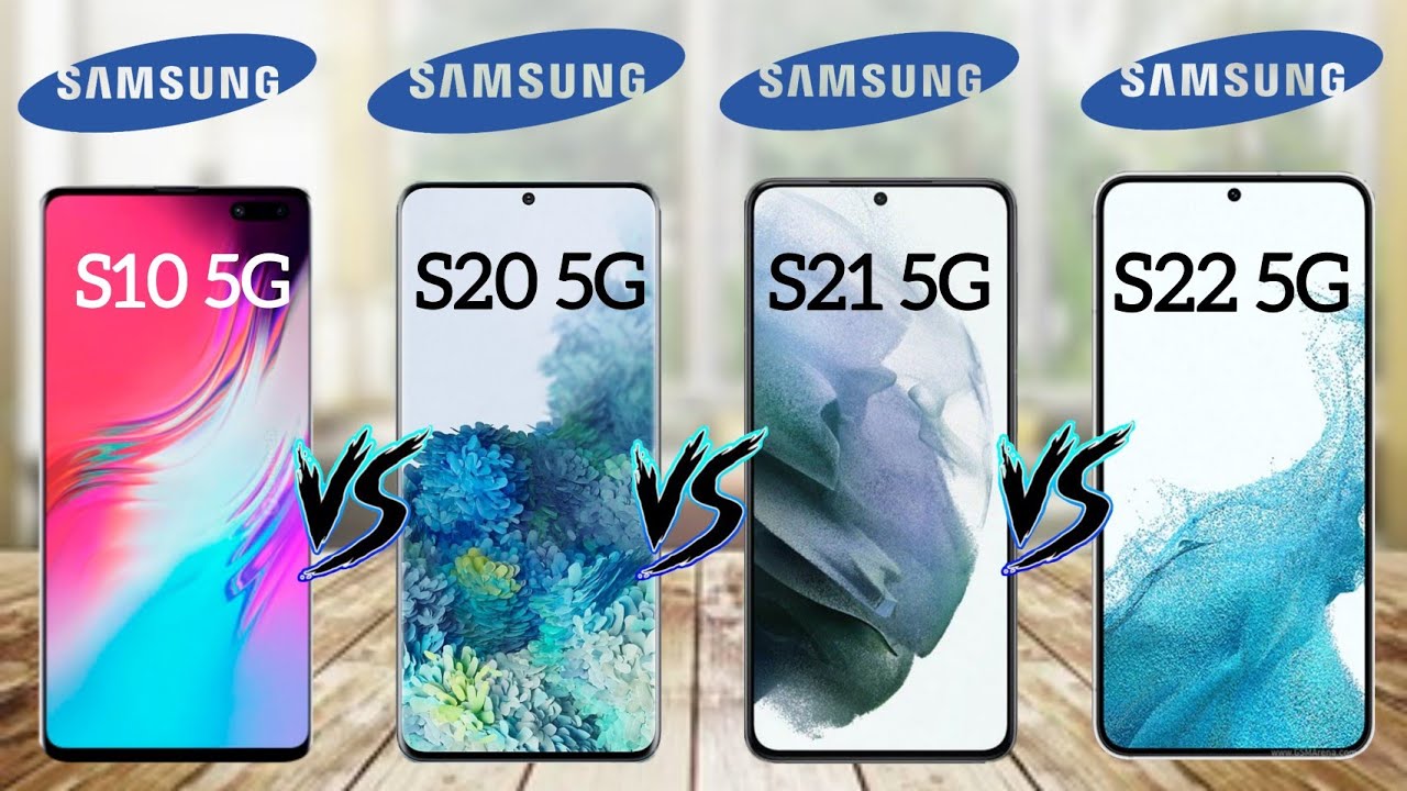 Samsung Galaxy S22 5G Vs Galaxy S21 5G Vs Galaxy S20  5G Vs Galaxy S10 5G | Full Comparison (2022)
