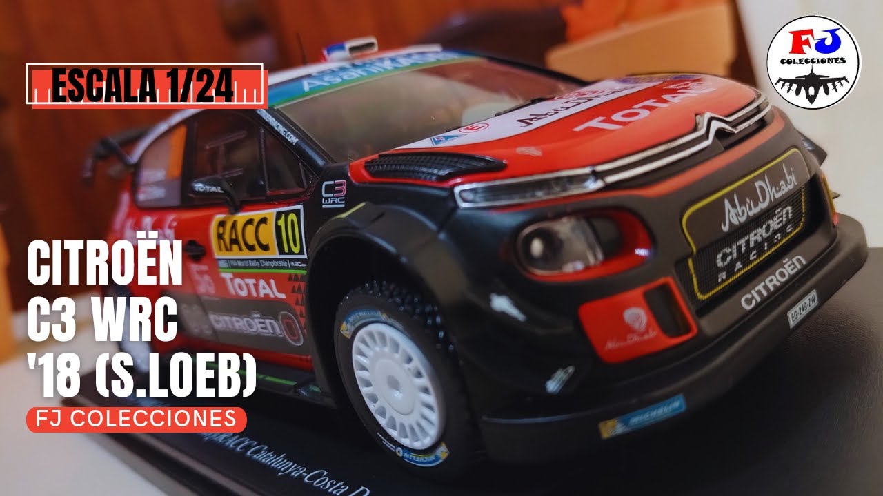 Colección Autos de Rally 1/24 | Citroën C3 WRC de Loeb/Elena (Cataluña 2018) - Salvat