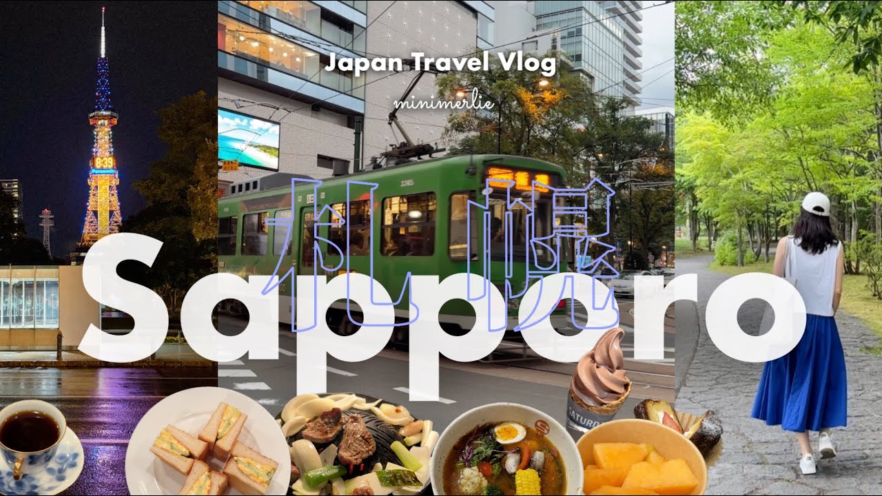 Japan Vlog🎐 Sapporo | Must-try Hokkaido Foods, Coffee & Desserts, Sapporo Art Park, Shopping Day