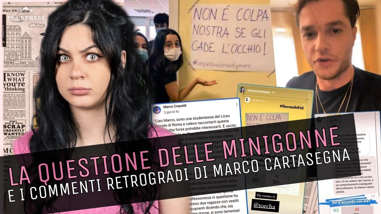 LA QUESTIONE DELLE MINIGONNE (e i commenti retrogradi di Marco Cartasegna)