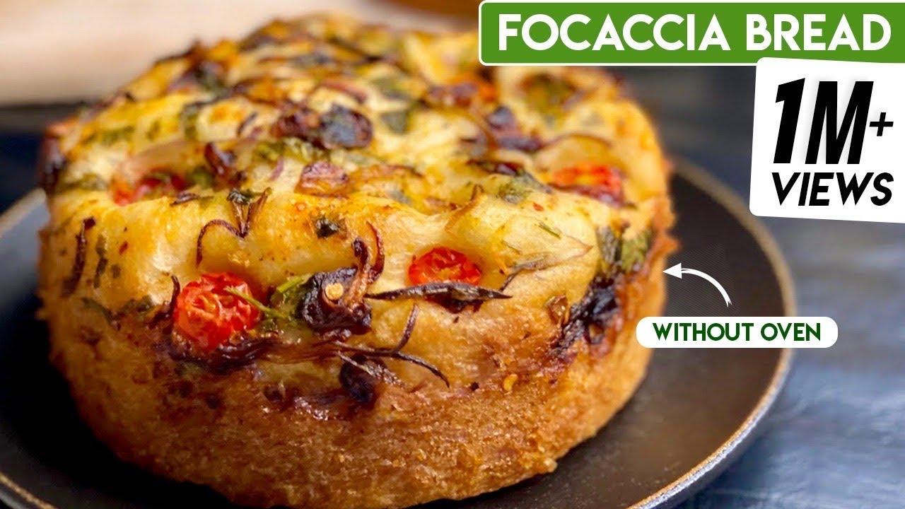 Focaccia Bread Without Oven I बिना ओवन के बनाएँ स्वादिष्ट फ़ोकासिया ब्रेड | Meghna's Food Magic
