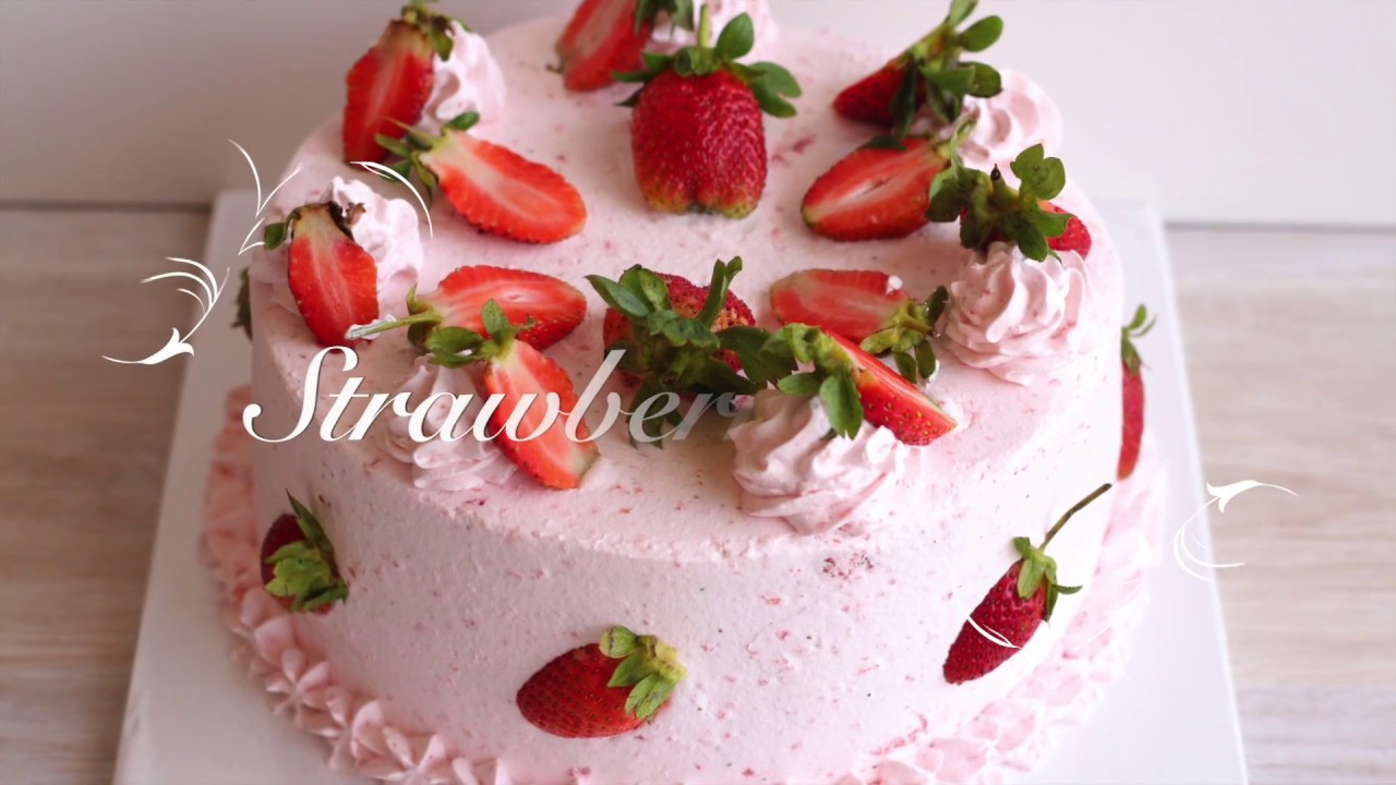 How To Make a Strawberry Cake :: Pastry Pleasures