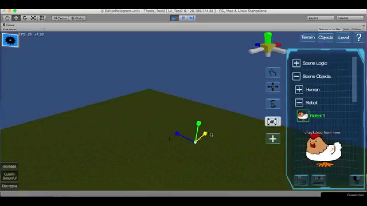 Demo - Realtime Editor - New UI in Unity for unprofessional users