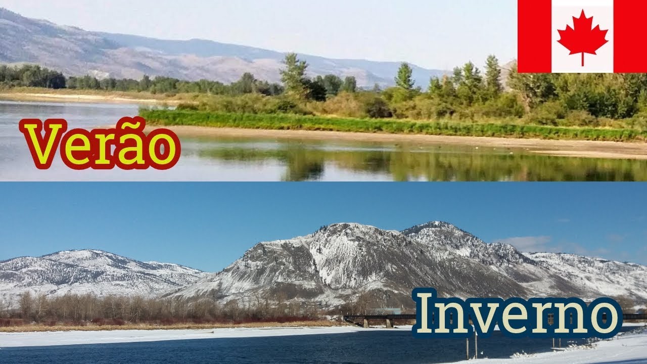 Inverno e Ver&atilde;o no Canad&aacute;