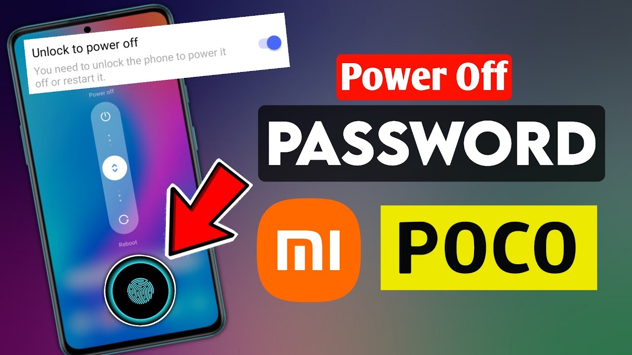 Require Password To Power Off Redmi | Power Off Password Redmi | Switch Off Password Lock Redmi